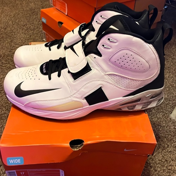 Nike air zoom boss turf football cleats white / black 310965 101 88472656977114 main image 8